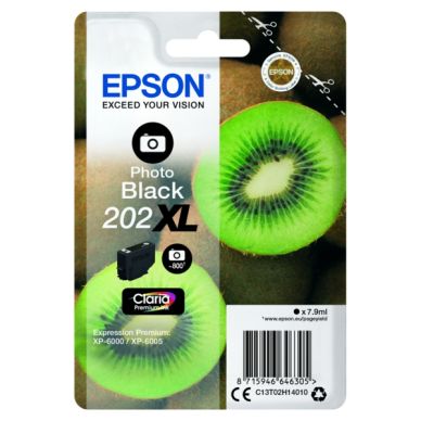 Epson Epson 202XL Mustepatruuna valokuvamusta, 7,9 ml
