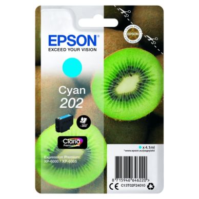 Epson Epson 202 Mustepatruuna syaani, 4,1 ml