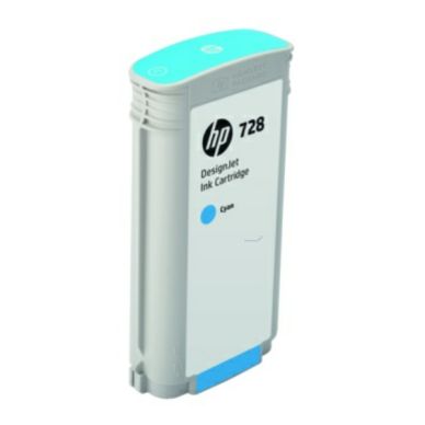 HP HP 728 Mustepatruuna syaani, 130 ml