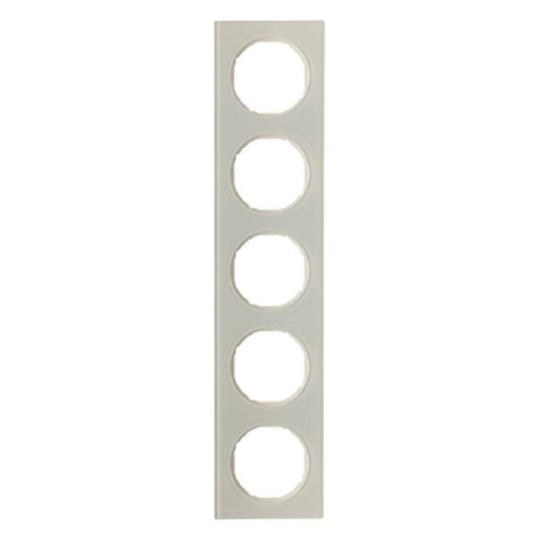 Hager 10152204 Peitekehys 5-paikkainen, R.3 Teräs/musta