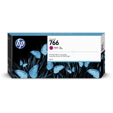 HP HP 766 Mustepatruuna magenta 300 ml (P2V90A)