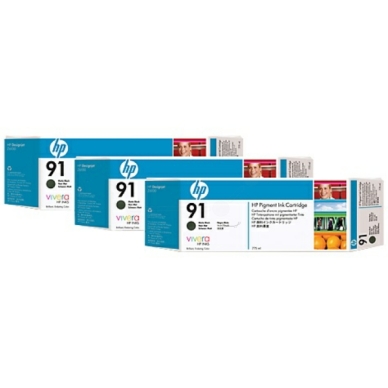 HP HP 91 Mustepatruuna mattamusta, 775 ml