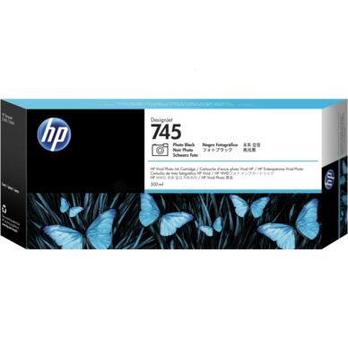 HP HP 745 Mustepatruuna valokuvamusta