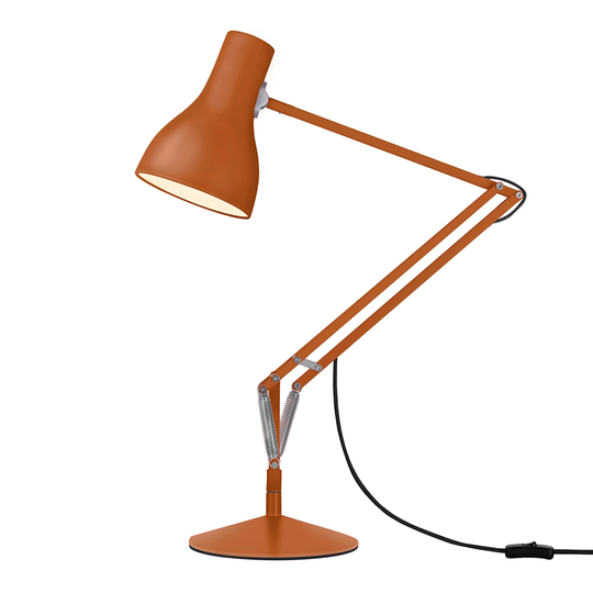 Anglepoise Type 75 pöytävalaisin, Margaret Howell Edition, sienna