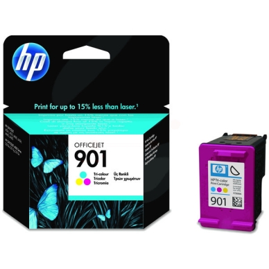 HP HP 901 Mustepatruuna 3-väri, 360 sivua