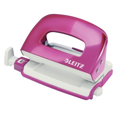 Leitz Lävistäjä Leitz Mini 2-reik./10 ark. WOW pinkkiki
