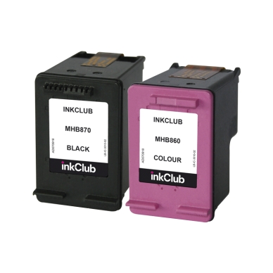 inkClub Multipakkaus mustekasetit - Korvaa HP 302 - musta ja väri
