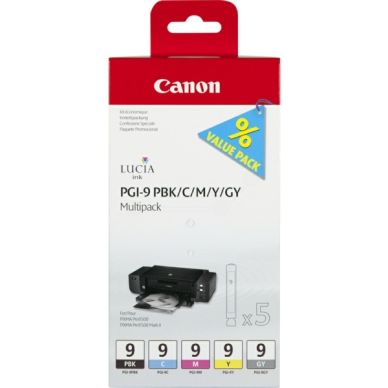 Canon Canon PGI-9 Multipack PBK/C/M/Y/GY Mustepatruunas