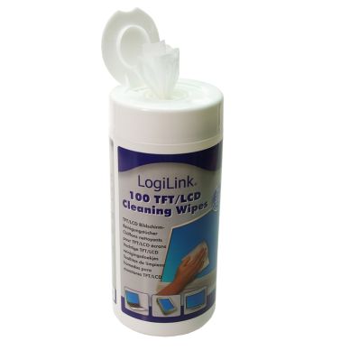 LogiLink LogiLink puhdistusliinat tietokoneelle LCD/LED 100 kpl, iso
