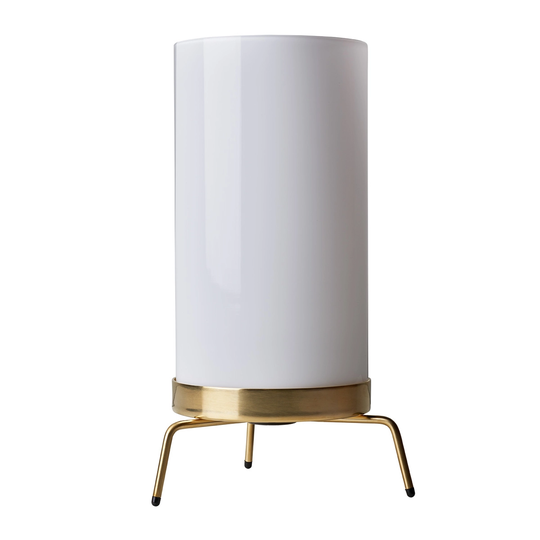 Fritz Hansen PM-02 pöytävalaisin, opaali - messinki