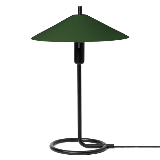 ferm LIVING Filo pöytävalaisin, musta - dark olive