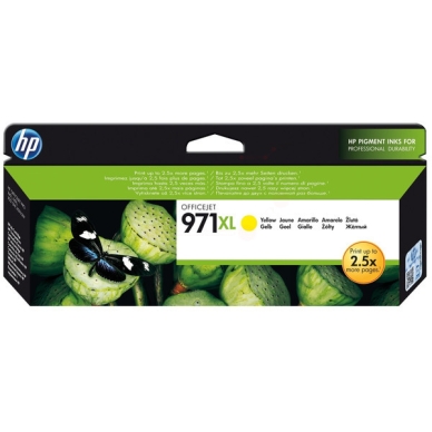 HP HP 971XL Mustepatruuna keltainen, 6600 sivua