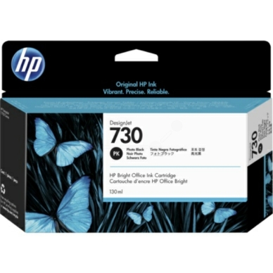 HP HP 730 Mustepatruuna Fotomusta 130 ml (P2V67A)