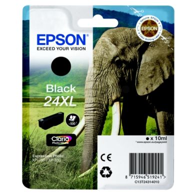 Epson Epson 24XL Mustepatruuna musta, 500 sivua
