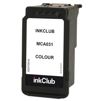 inkClub Mustepatruuna, korvaa Canon CL-546XL, 3-väri, 300 sivua