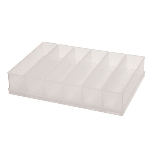 Raaco 136426 Lokerikko 47x39x163 mm, 6 lokeroa