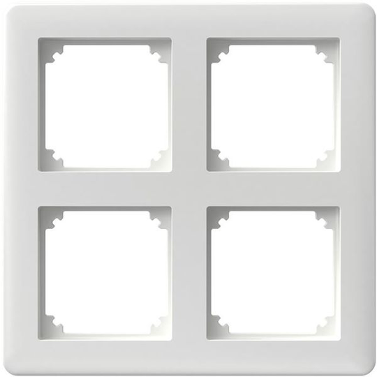 Schneider Electric Exxact Primo Yhdistelmäkehys matriisi, 2 x 2 lokeroa, valkoinen