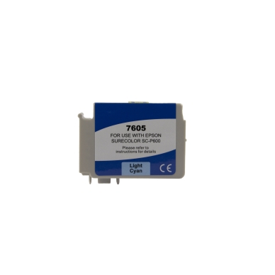 WL Mustepatruuna, korvaa Epson T7605, vaalea cyan, 32 ml