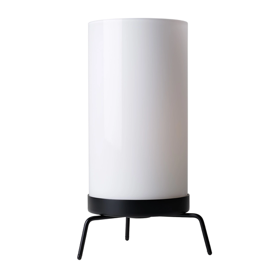 Fritz Hansen PM-02 pöytävalaisin, opaali - musta