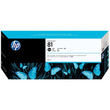 HP HP 81 Mustepatruuna musta, 680 ml