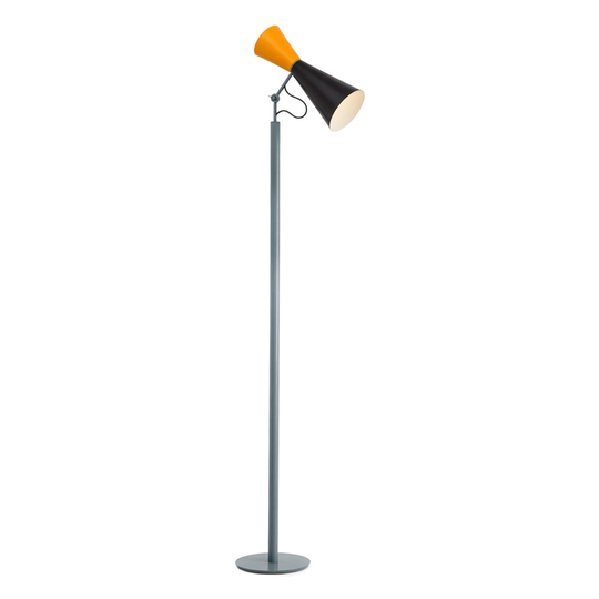 Nemo Lighting Parliament lattiavalaisin, musta - keltainen
