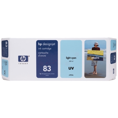 HP HP 83 Mustepatruuna vaalea cyan, 680 ml
