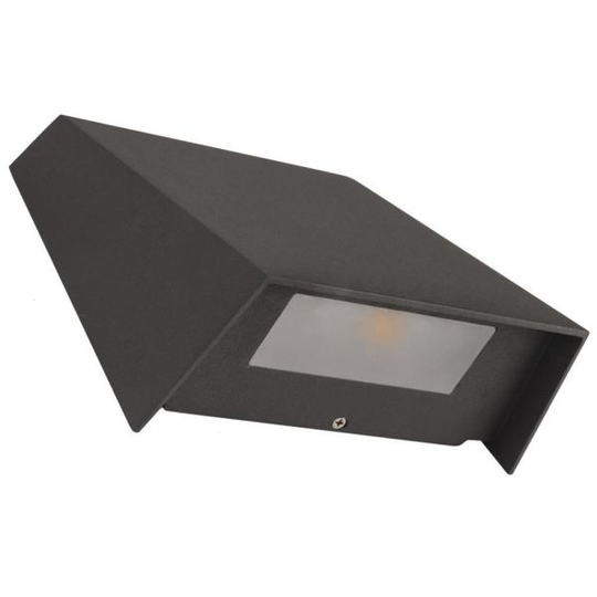 Hide-a-Lite Edge XL Seinävalaisin 3000K, 660lm, 160, 12,5W, IP65 Antrasiitti
