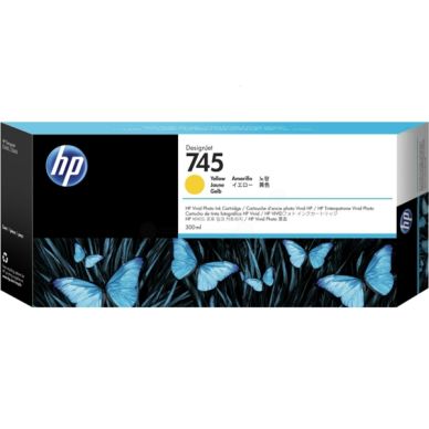 HP HP 745 Mustepatruuna keltainen