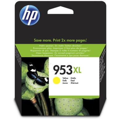 HP F6U18AE HP 953XL Mustepatruuna keltainen, 1.600 sivua