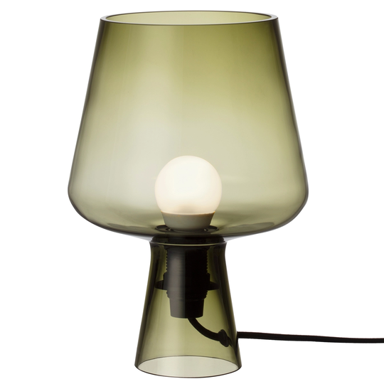 Iittala Leimu pöytävalaisin 24 cm, sammaleenvihreä