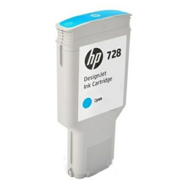 HP HP 728 Mustepatruuna syaani