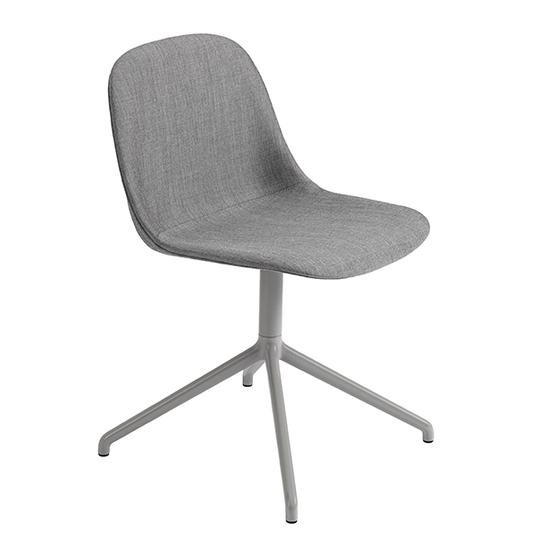 Muuto Fiber tuoli, pyörivä, Remix 133 - harmaa