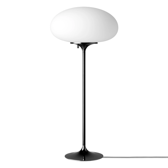 GUBI Stemlite pöytävalaisin, 70 cm, himmennettävä, musta kromi