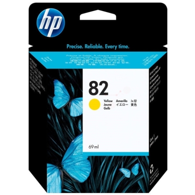 HP HP 82 Mustepatruuna keltainen, 69 ml