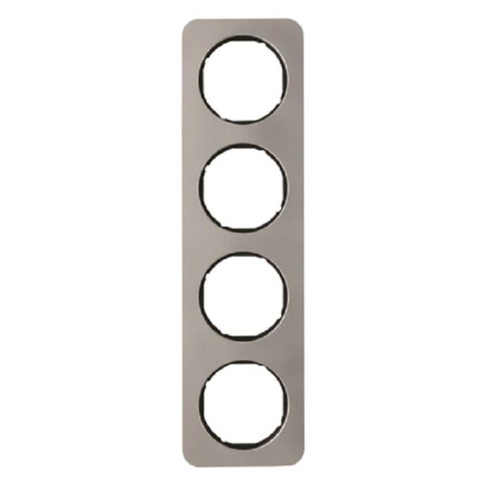 Hager 10142104 Peitekehys 4-paikkainen, R.1 Teräs/musta