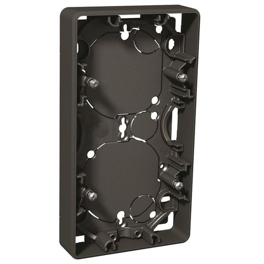 Schneider Electric Exxact Korotuskehys Antrasiitti, 21 mm 2-paikkainen