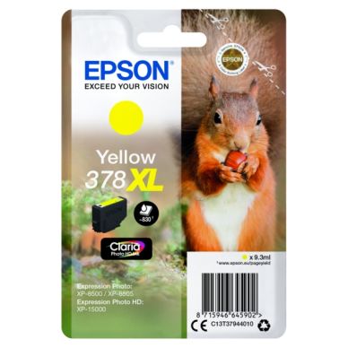 Epson Epson 378XL Mustepatruuna keltainen, 830 sivua