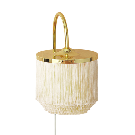 Warm Nordic Fringe seinävalaisin, kermanvalkoinen