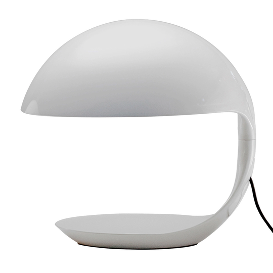 Martinelli Luce Cobra pöytävalaisin, valkoinen