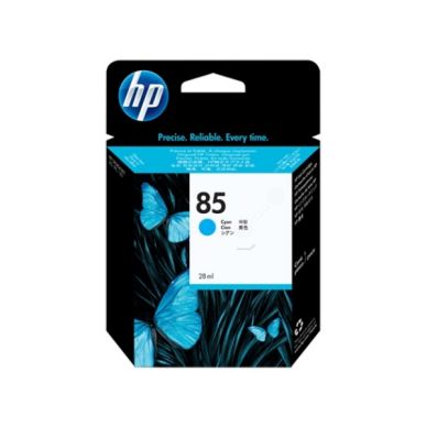 HP HP 85 Mustepatruuna syaani, 28 ml