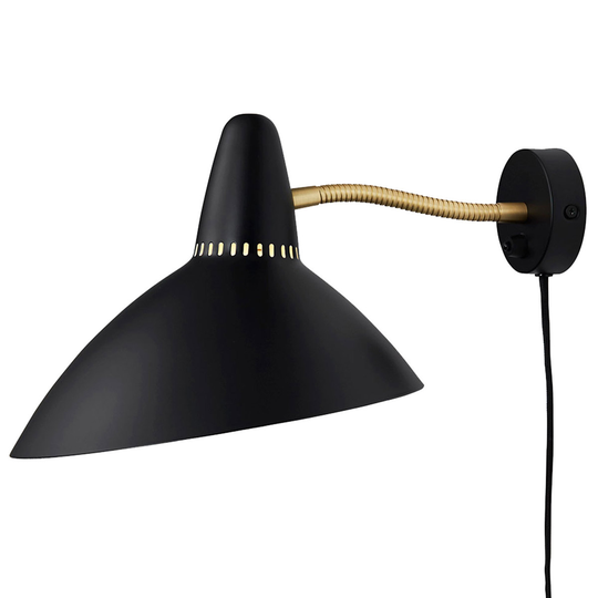 Warm Nordic Lightsome seinävalaisin, musta