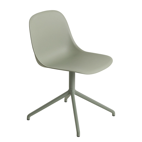 Muuto Fiber tuoli, pyörivä, dusty green