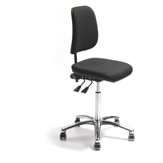 GBP 410892250102 Toimistotuoli kevyesti pyörivät pyörät, 440-580 mm Harmaa