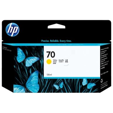 HP HP 70 Mustepatruuna keltainen, 130 ml