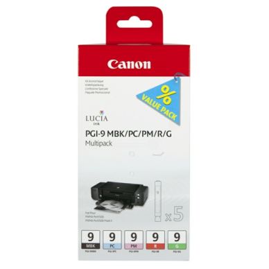 Canon Canon PGI-9 Multipack MBK/PC/PM/R/G Mustepatruunas