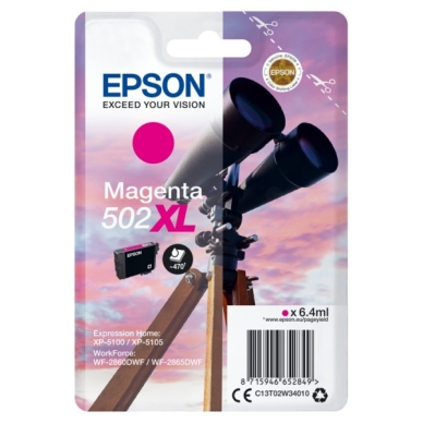 Epson Epson 502XL Mustepatruuna magenta, 470 sivua
