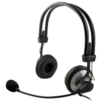 DELTACO DELTACO headset äänenvoimak. säädöllä+mikrofonilla, 2m johto