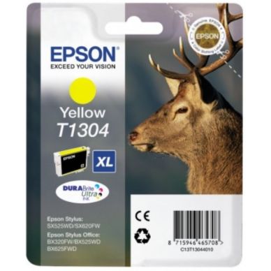 Epson Mustepatruuna keltainen, 10,1 ml