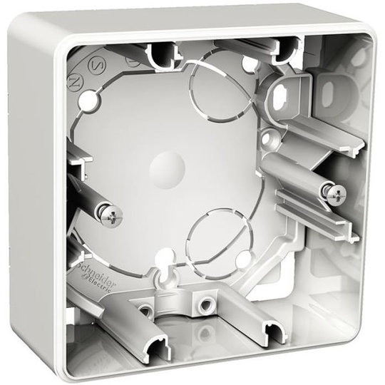 Schneider Electric Exxact Korotuskehys himmentimelle, valkoinen 1-lokeroinen