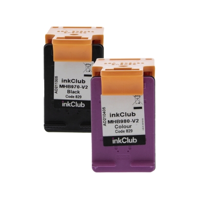 inkClub Multipakkaus mustekasetit - Korvaa HP 304 - musta ja väri